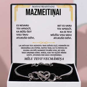 No vecmāmiņas mazmeitai | ORIANA_HEARTBRACELET