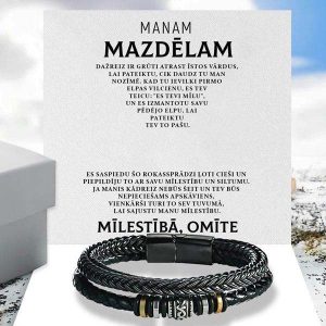 No vecmāmiņas mazdēlam | ZAC_LEATHERBRACELET